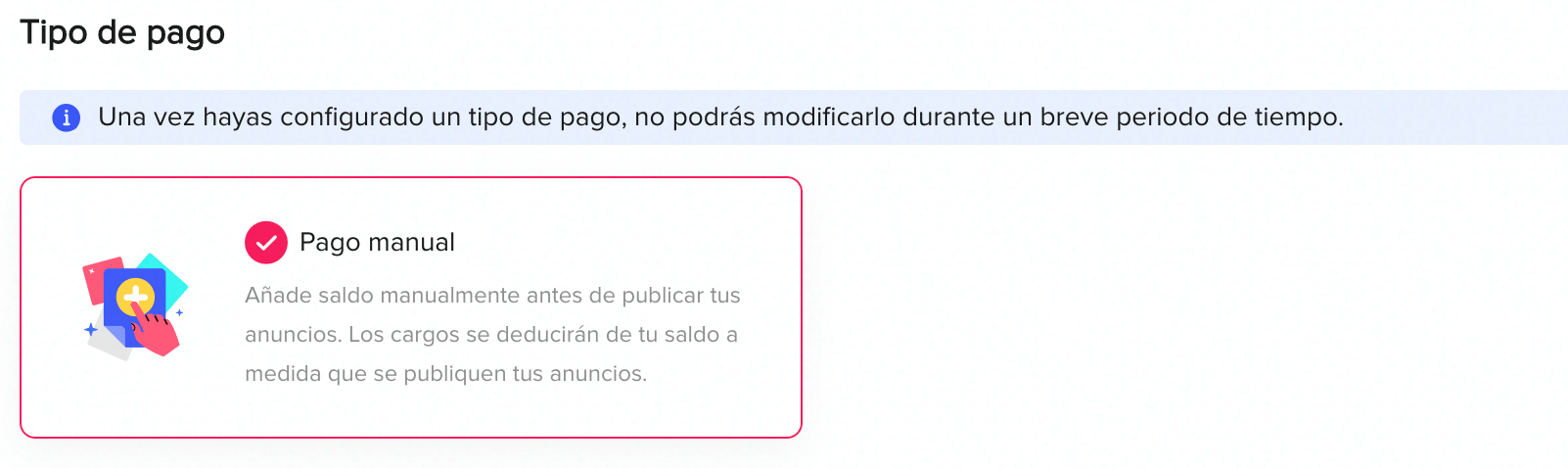 tipos de pagos de tiktok ads